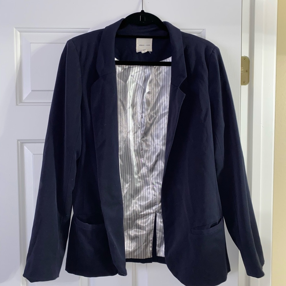 Navy blue blazer